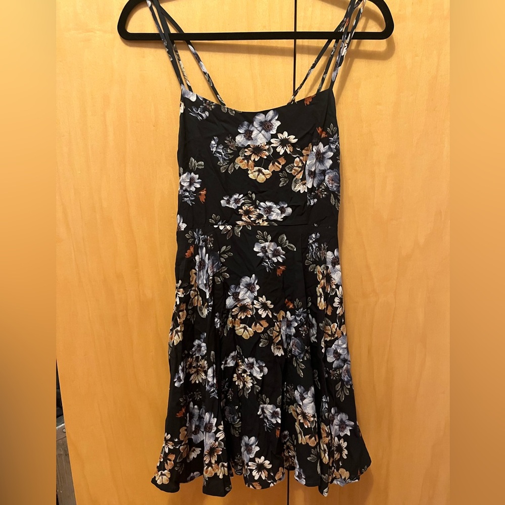 Black Floral Sundress